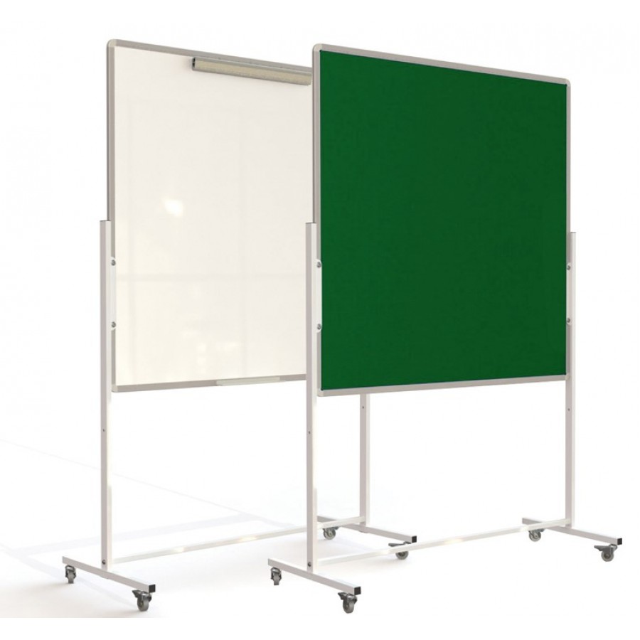 Mobile Flip Chart Noticeboard Combi